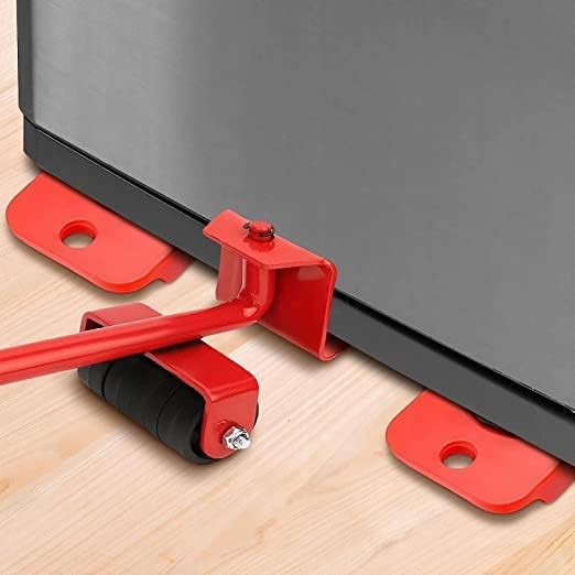 Kruptl Furniture Lifter Mover Tool Set with Furniture Pads Lifting Tool Furniture Mover Lifter for Household Furniture Lifter and Rollers Set for Home Appliance Multicolor Pack of 1 - Image 2