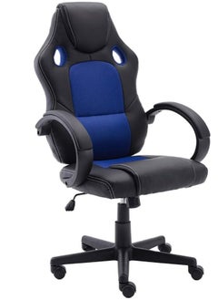 Roman Gifts Ergonomic Office Chair Racing Gaming Chair with Backrest 360 Swivel Home Office Chair, Height Adjustable Padded Seat, Blue  - Image 2