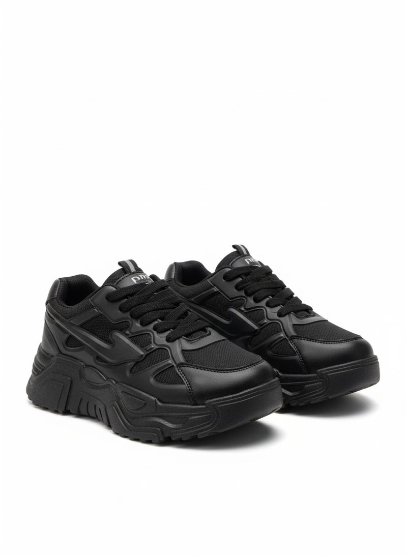 فيبراندا كوتشي نسائي أنيق بتصميم عصري يمنحك مظهرًا شبابيًا L-568-اسود - Image 2