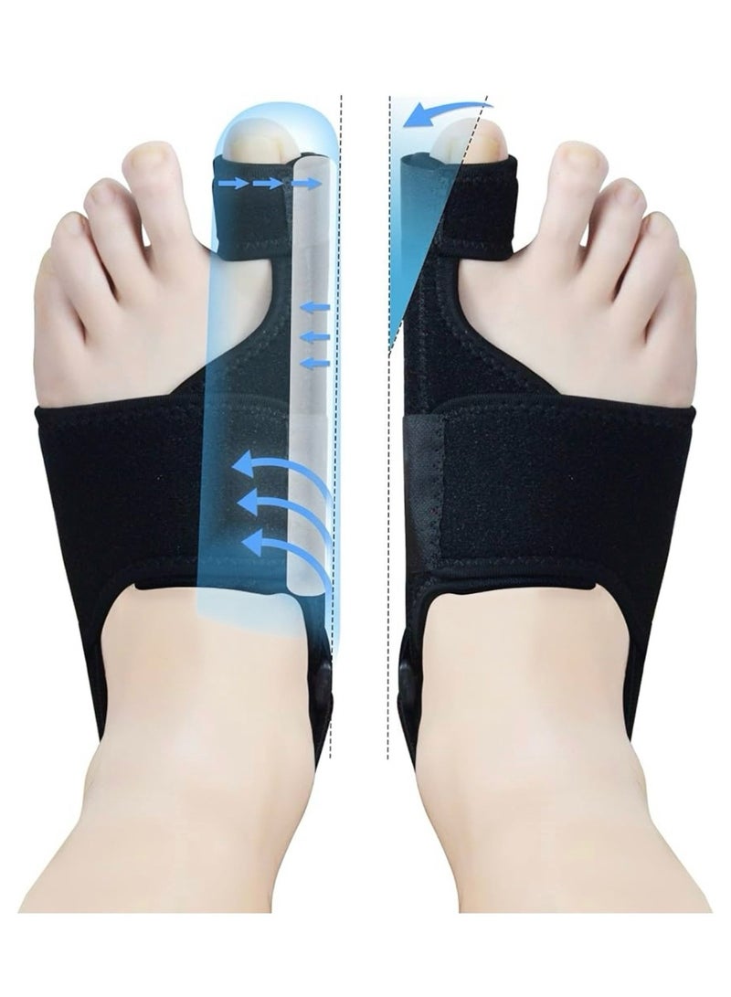 XUN Bunion Corrector Splint Orthopedic Big Toe Straightener Non-Surgical Hallux Valgus Correction Hammer Toe Straightener Corrector for Pain Relief Fits Men and Women - Image 1