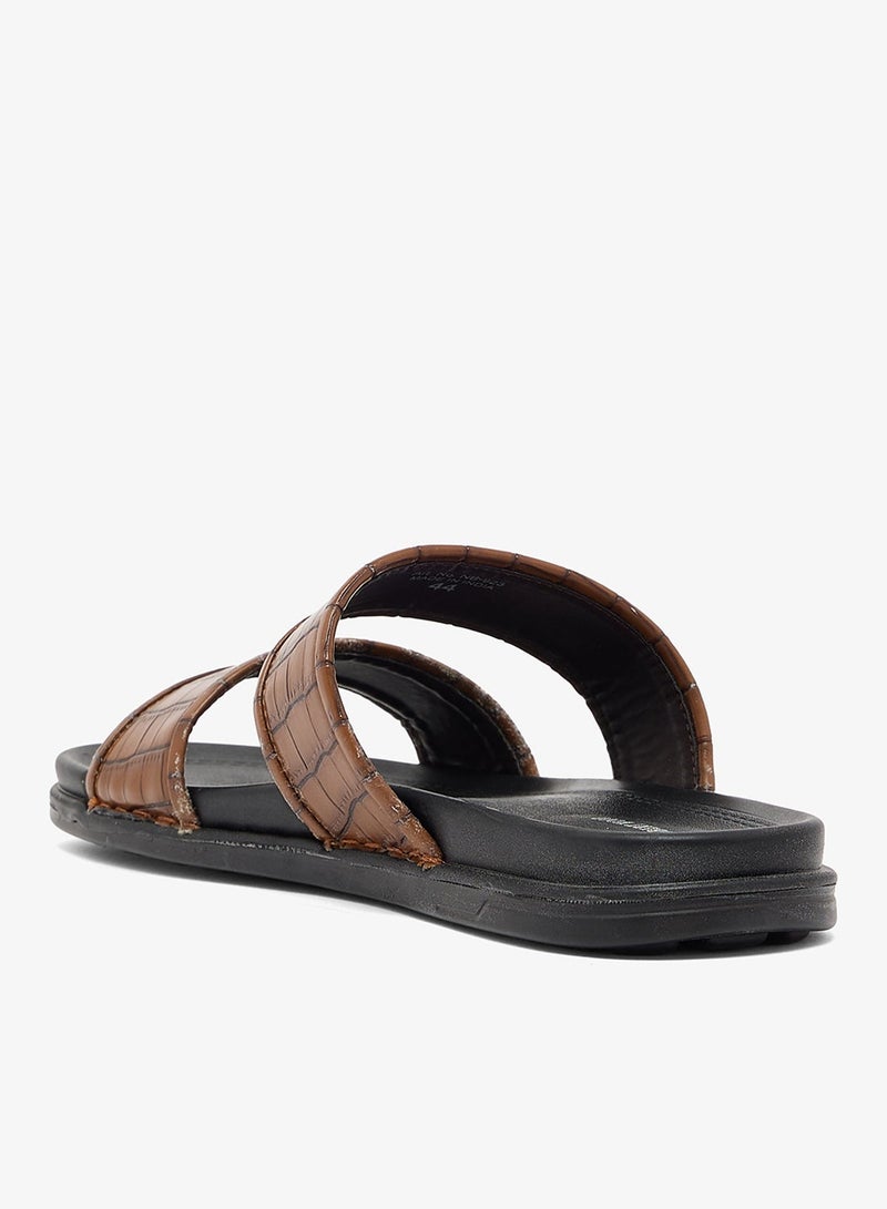 Robert Wood Comfortline Croc Emboss Casual Sandals - Image 3