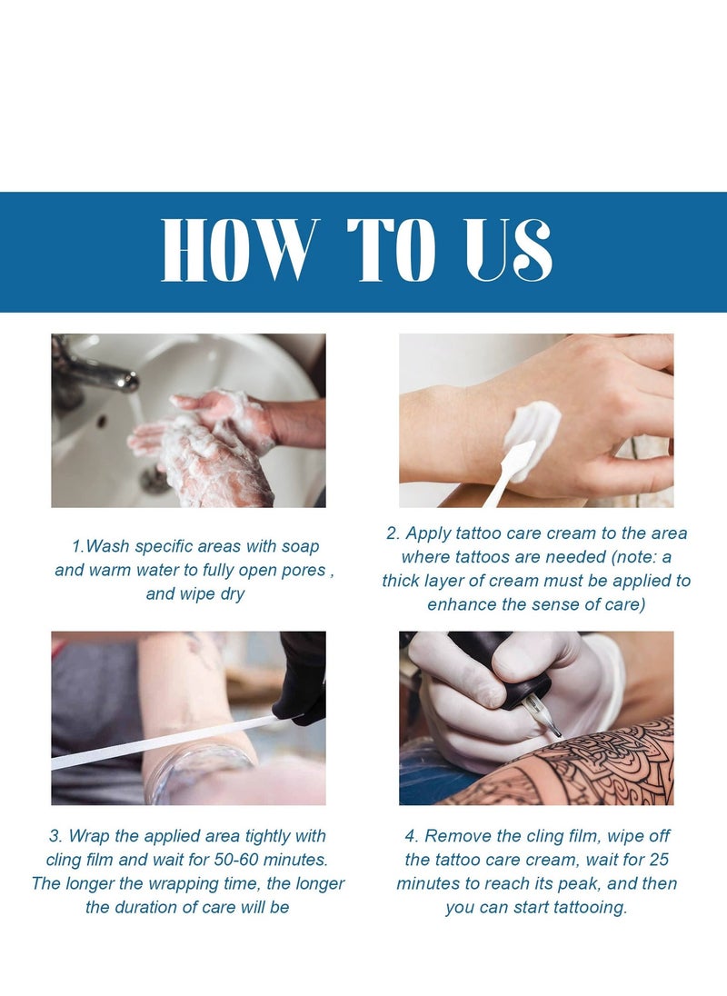 SOUTH MOON - Tattoo Numbing Cream, 6-8 Hours Painless Numbing Cream for Tattoos Extra Strength, Long Lasting Painless Tattoo Numbing Cream for Tattoo, Waxing, Microneedling (1.41Oz) - Image 1