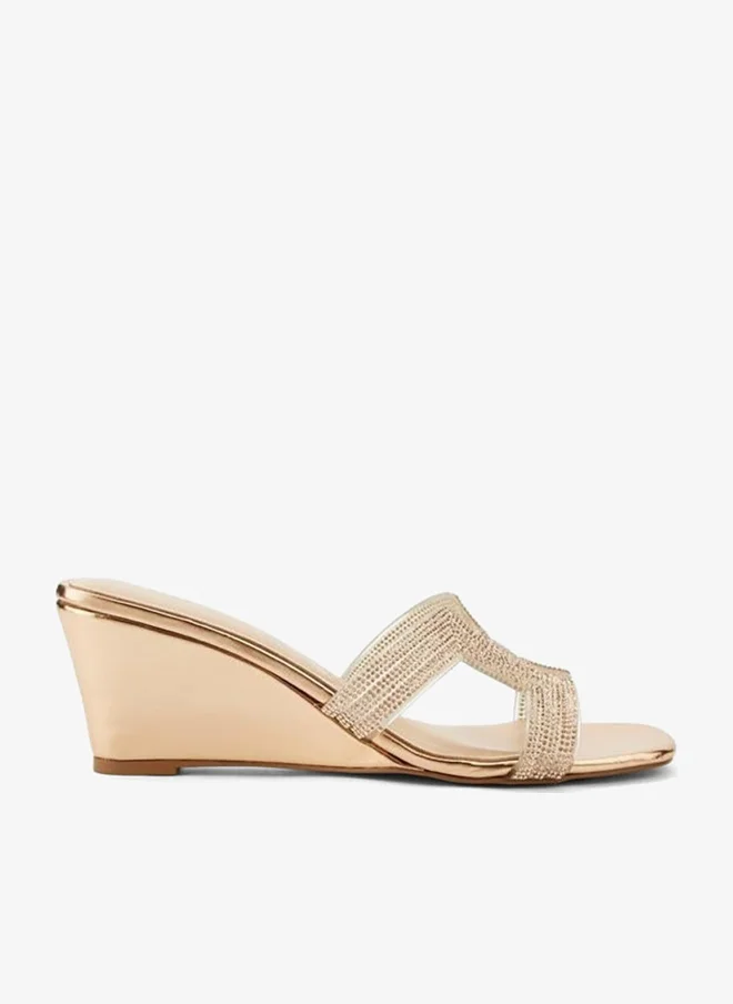 Celeste Women Embellished Wedge Heel Sandals Ramadan Collections