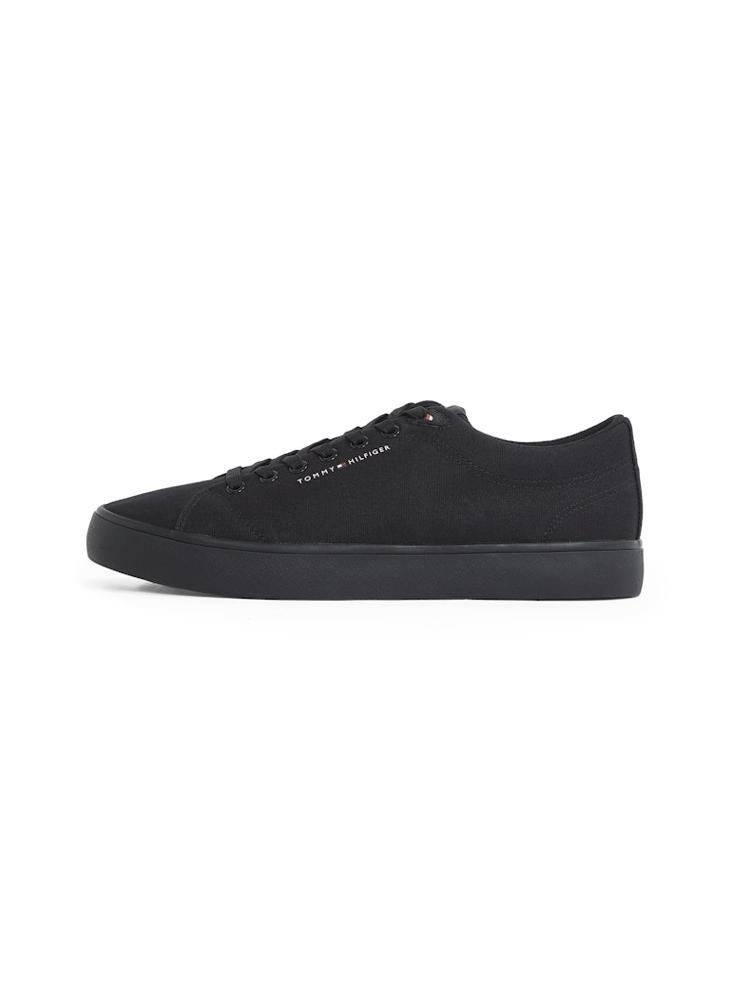 TOMMY HILFIGER HIGH VULCANISED LOW CORE CANVAS TRAINERS  - Image 2