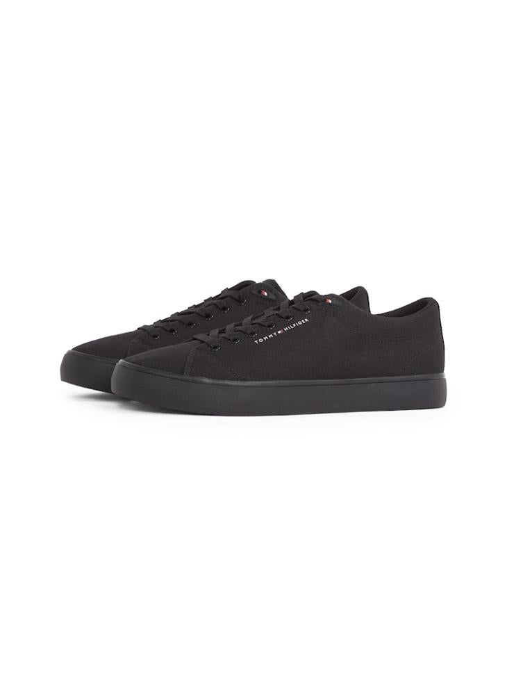 TOMMY HILFIGER HIGH VULCANISED LOW CORE CANVAS TRAINERS  - Image 3