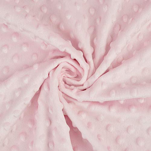 TL Care Minky Dot Chenille 4 Piece Toddler Bedding Set, Pink, for Boys and Girls - Image 4
