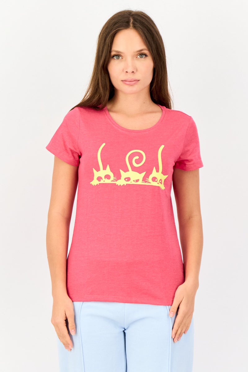 zivame Women 2 Pcs Solid Short Sleeves Sleepwear Tops, Multicolor - Image 2