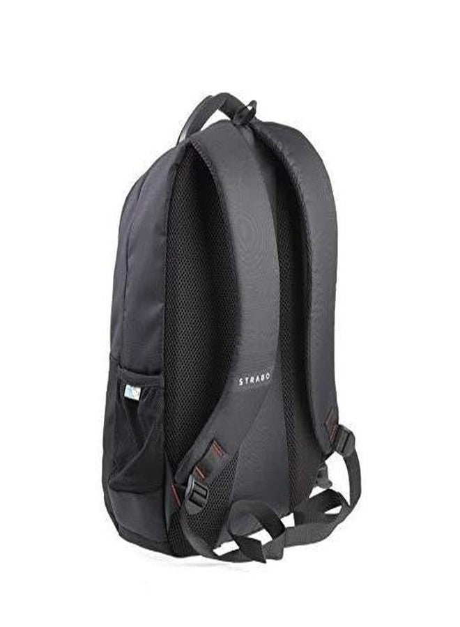 STRABO Moto Laptop Bag School & College Backpacks- Color Black 25L Water Resistant (Medium Size) - Image 4