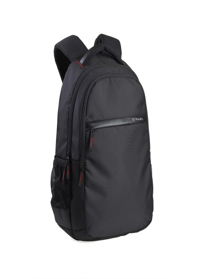 STRABO Moto Laptop Bag School & College Backpacks- Color Black 25L Water Resistant (Medium Size) - Image 2