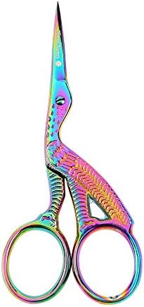 ThreadNanny 35 Titanium Stork Bird Embroidery Scissors Sewing Bird Shaped Dressmaker Shears Scissors for Craft Art Work Embroidery Needle by ThreadNanny - Image 3