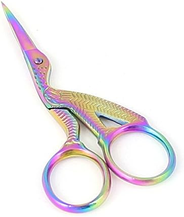 ThreadNanny 35 Titanium Stork Bird Embroidery Scissors Sewing Bird Shaped Dressmaker Shears Scissors for Craft Art Work Embroidery Needle by ThreadNanny - Image 1