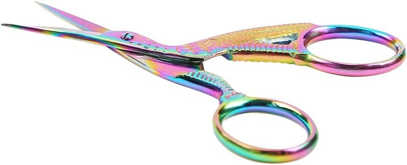 ThreadNanny 35 Titanium Stork Bird Embroidery Scissors Sewing Bird Shaped Dressmaker Shears Scissors for Craft Art Work Embroidery Needle by ThreadNanny - Image 2