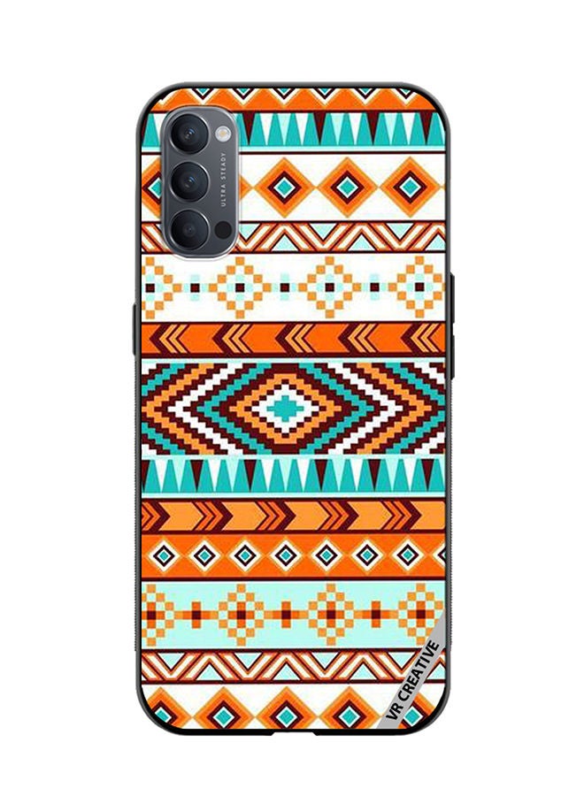 VR CREATIVE Protective Case Cover For Oppo Reno4 Pro 5G Layer Design Multicolour - Image 1