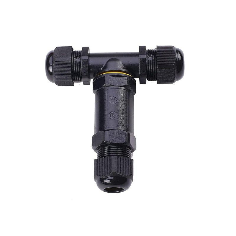 Power Connect IP68 4Pin TShape Connector DurableFinish Waterproof Heat Fire Resistant IP68 TShape Connector 100  - Image 1