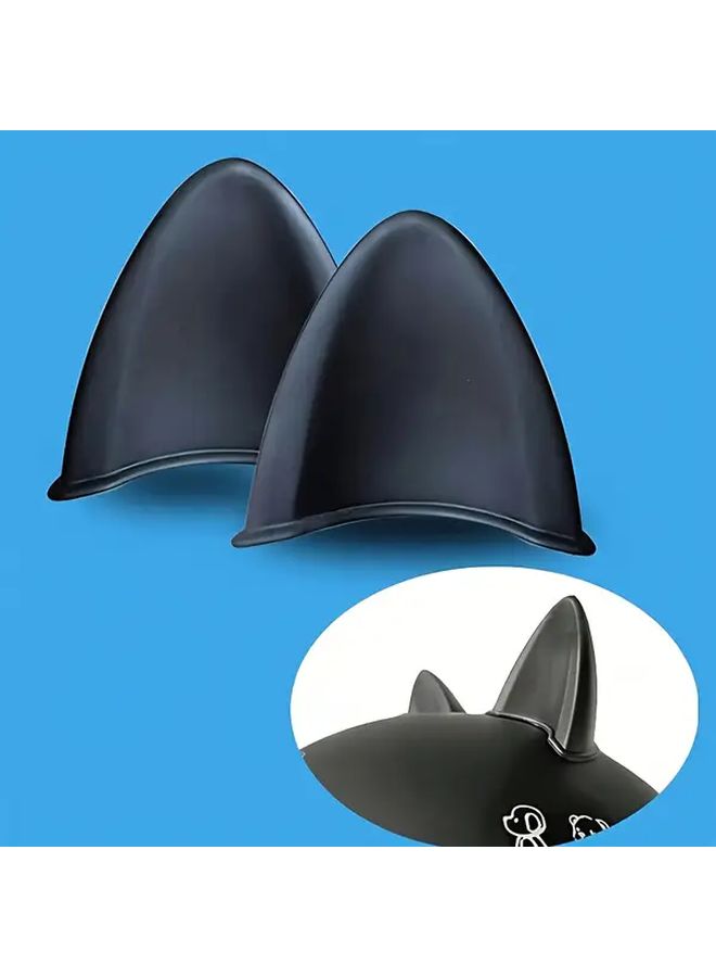 Pink Cat Ear Helmet Accessories Cute PVC Motorcycle Goggles for Women - Image 1