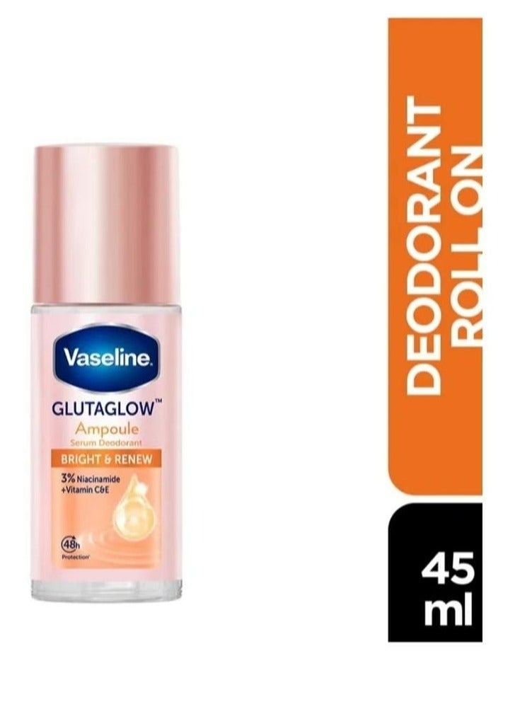 Vaseline Glutaglow Bright & Renew Ampoule Serum Deodorant - 45ml - Image 2