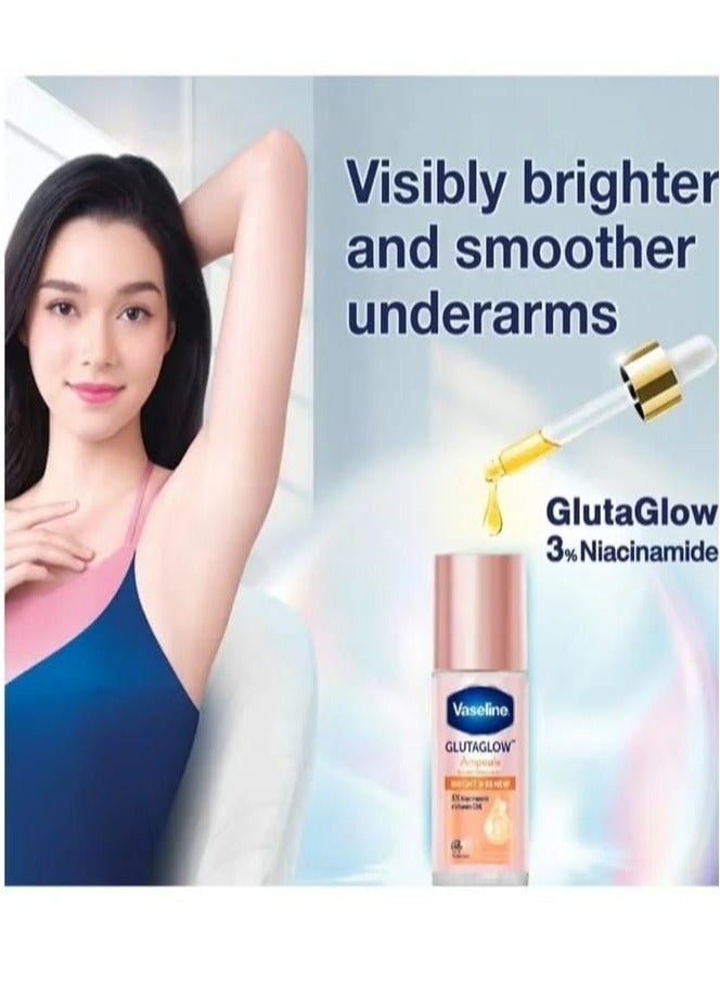 Vaseline Glutaglow Bright & Renew Ampoule Serum Deodorant - 45ml - Image 4