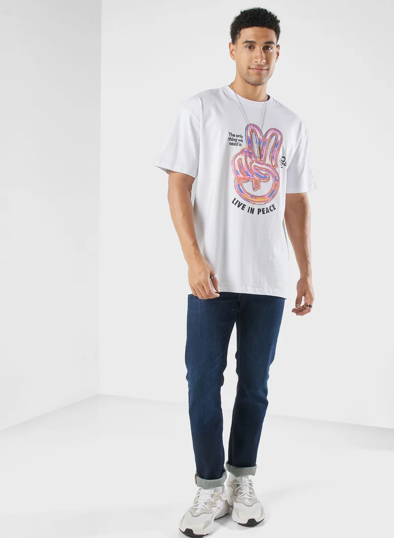 UPSCALE Live In Peace T-Shirt
