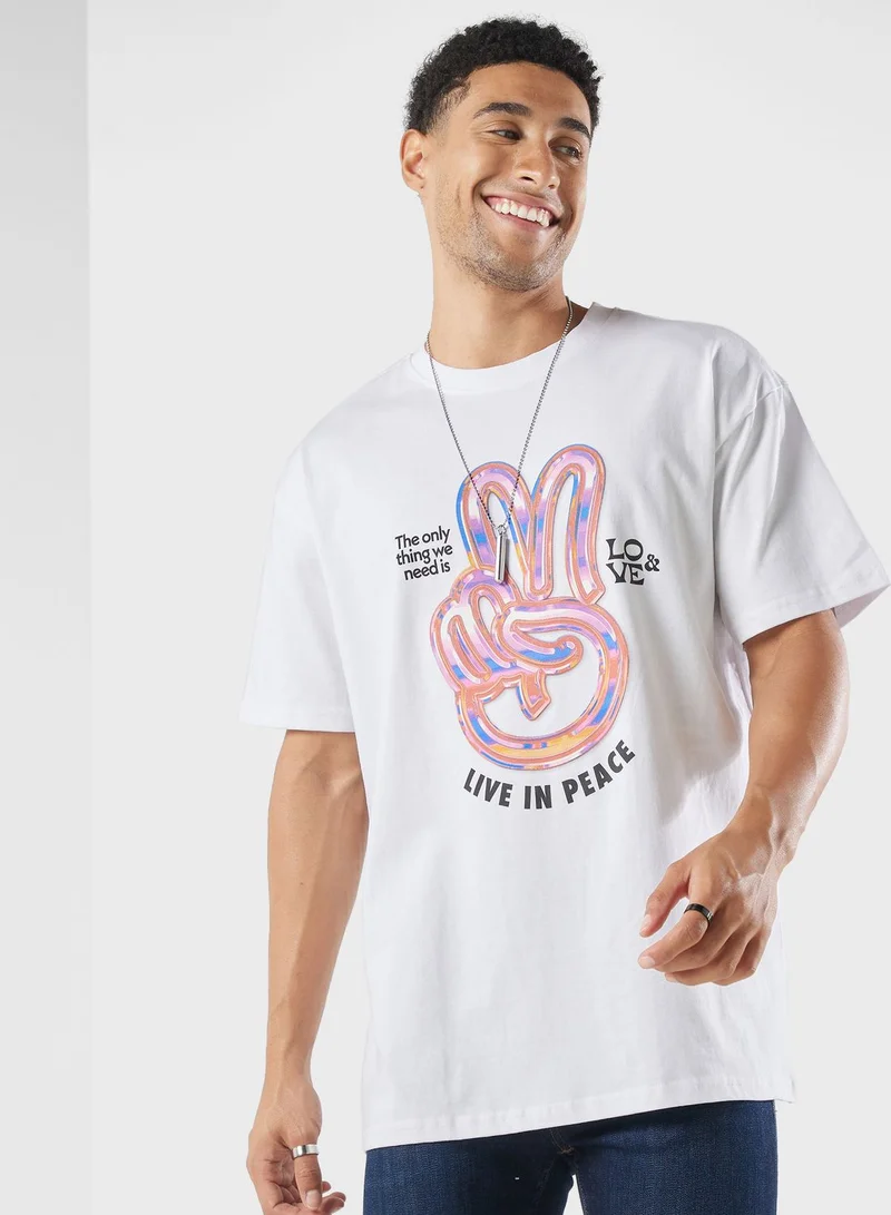 UPSCALE Live In Peace T-Shirt