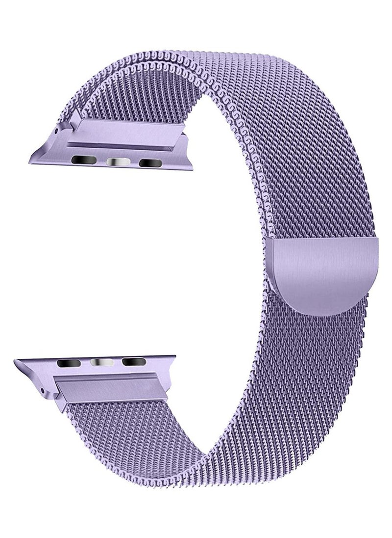 NIBEMINENT - Replacement Band For Apple iWatch Series 5/4/3/2/1 42-44mm Lavender - Image 1