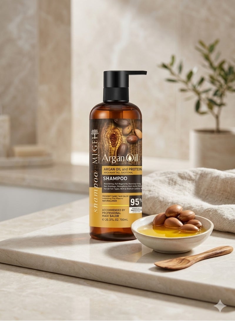 Mige Argan Oil Essence Anti Hair Fall And Renewal Shampoo 780 ML
