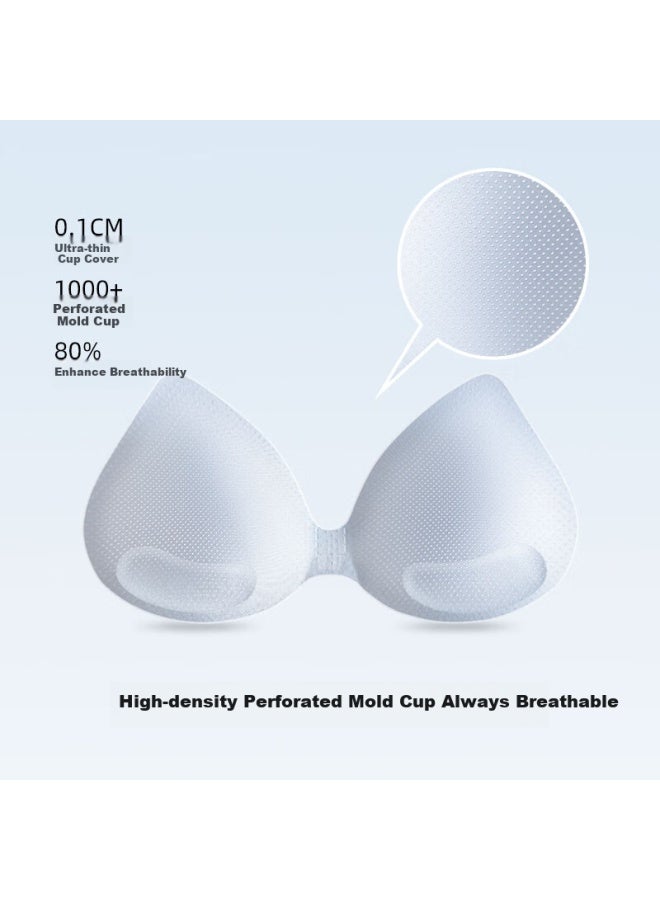 Liberal Free Series Women's Bra Underwear Bra 7a Antibacterial Summer Ice Silk Cool Feeling Seamless Vest-style Air-conditioned Clothing Breathable Adjustable - Image 4