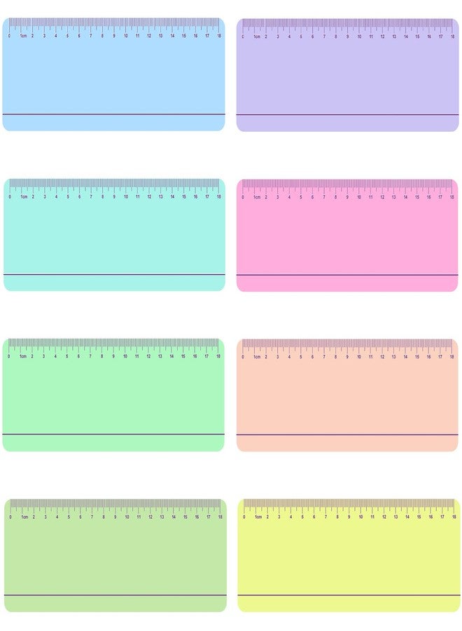 Heetobcos Dyslexia Tools for Kids, 16 Pieces Guided Reading Strips Reading Tracking Rulers Colored Overlay Highlighter Bookmarks for Visual Stress, Dyslexia, Irlens Syndrome, and ADHD(8 Colors) - Image 1