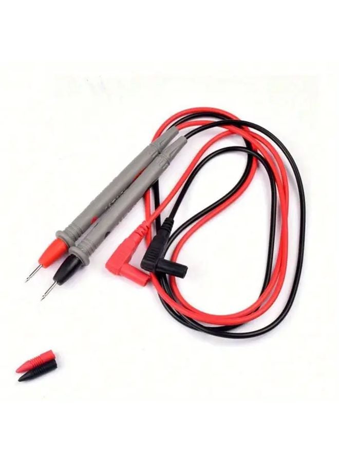 Red Heavy Duty 20A Alligator Clip Test Leads For Digital Multimeter - Image 2