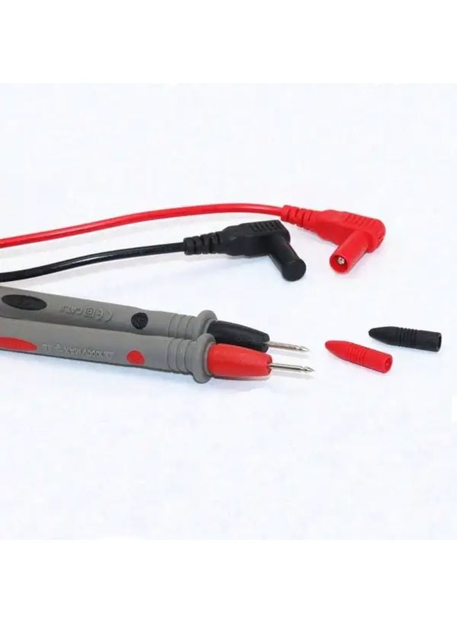 Red Heavy Duty 20A Alligator Clip Test Leads For Digital Multimeter - Image 4