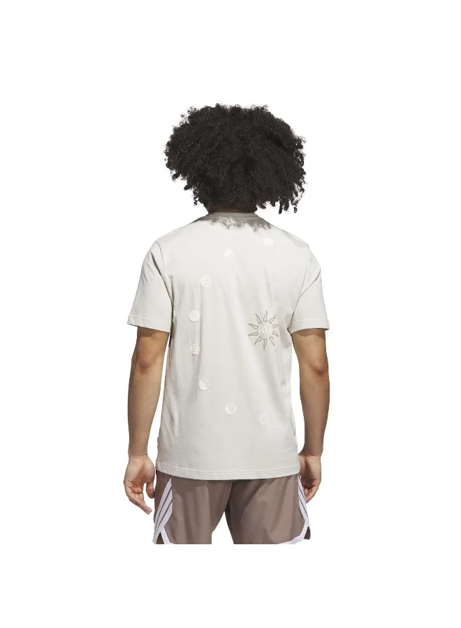 اديداس تيشيرت كرة سلة بيج من فجر إلى غروب الشمس للرجال مقاس