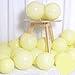 Brontothere Pastel Yellow Balloons 12 inch 50pcs Latex Party Balloons Baby Shower Helium Balloons Yellow Birthday Balloon - Image 4