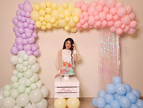 Brontothere Pastel Yellow Balloons 12 inch 50pcs Latex Party Balloons Baby Shower Helium Balloons Yellow Birthday Balloon - Image 5