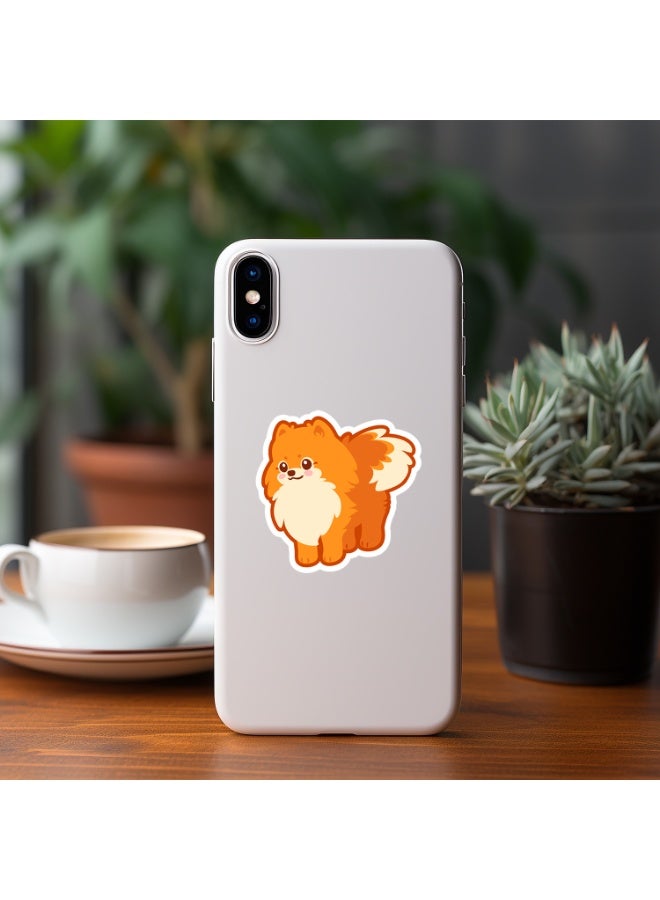 قوس قزح أورينبو 50 قطعة من ملصقات الكلاب اللطيفة للأطفال ملصقات الجراء المقاومة للماء لزجاجة المياه والكمبيوتر المحمول وديكور الكلاب هدايا الحفلات للأولاد والبنات - Image 3