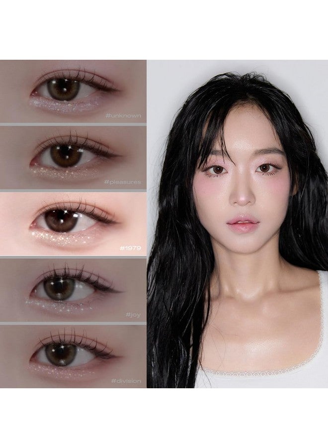 جلو بريق زجاجي متوهج ومحطم #1979: بريق عيون لامع يدوم طويلاً، ظلال عيون لامعة سائلة مع أداة تمييز مع أداة تطبيق دقيقة، 0.1 أونصة - Image 2