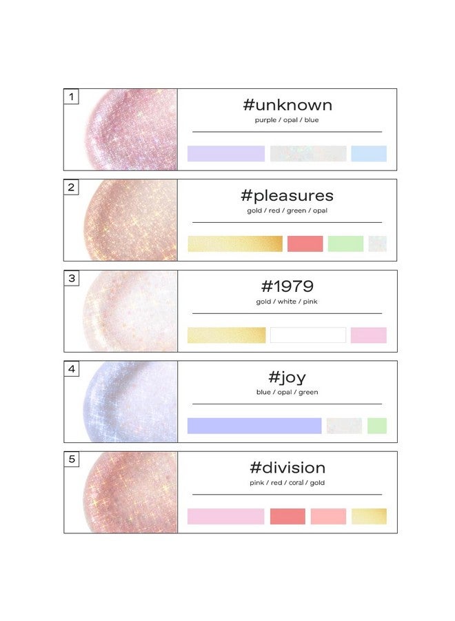 جلو بريق زجاجي متوهج ومحطم #1979: بريق عيون لامع يدوم طويلاً، ظلال عيون لامعة سائلة مع أداة تمييز مع أداة تطبيق دقيقة، 0.1 أونصة - Image 4