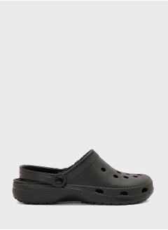 Truffle Fur Strap Crossover Flat Sandal  - Image 1