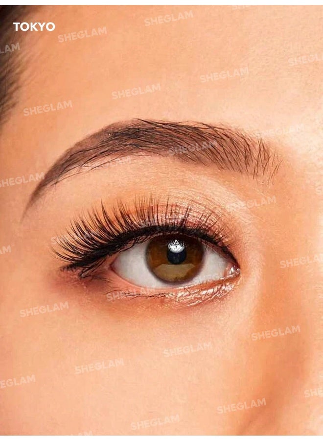 شيجلام رموش صناعية كاملة الحجم لعشاق الليل - طوكيو - Image 3