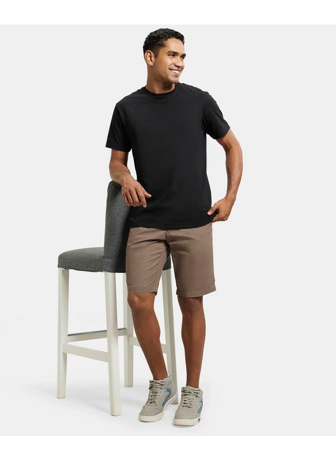 JOCKEY - Jockey Men's Cotton Shorts (Pack of 1) (1203_Dark Khaki_M_Dark Khaki_M) - Image 1