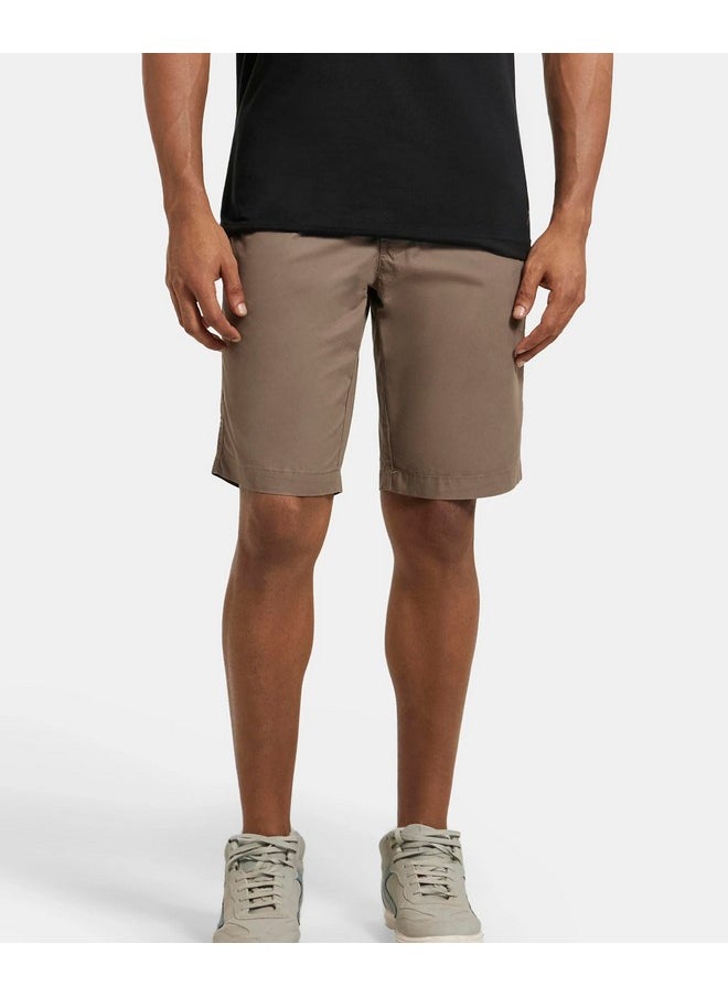 JOCKEY - Jockey Men's Cotton Shorts (Pack of 1) (1203_Dark Khaki_M_Dark Khaki_M) - Image 1