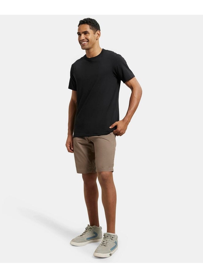 JOCKEY - Jockey Men's Cotton Shorts (Pack of 1) (1203_Dark Khaki_M_Dark Khaki_M) - Image 1