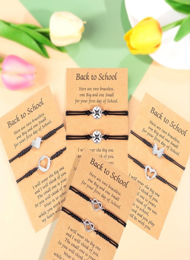 YANCHUN First Day of School Bracelet Back to School Bracelet Mommy and Me Matching Wish Bracelets Set Back to Schools Gifts Stuff Decorations - Image 4
