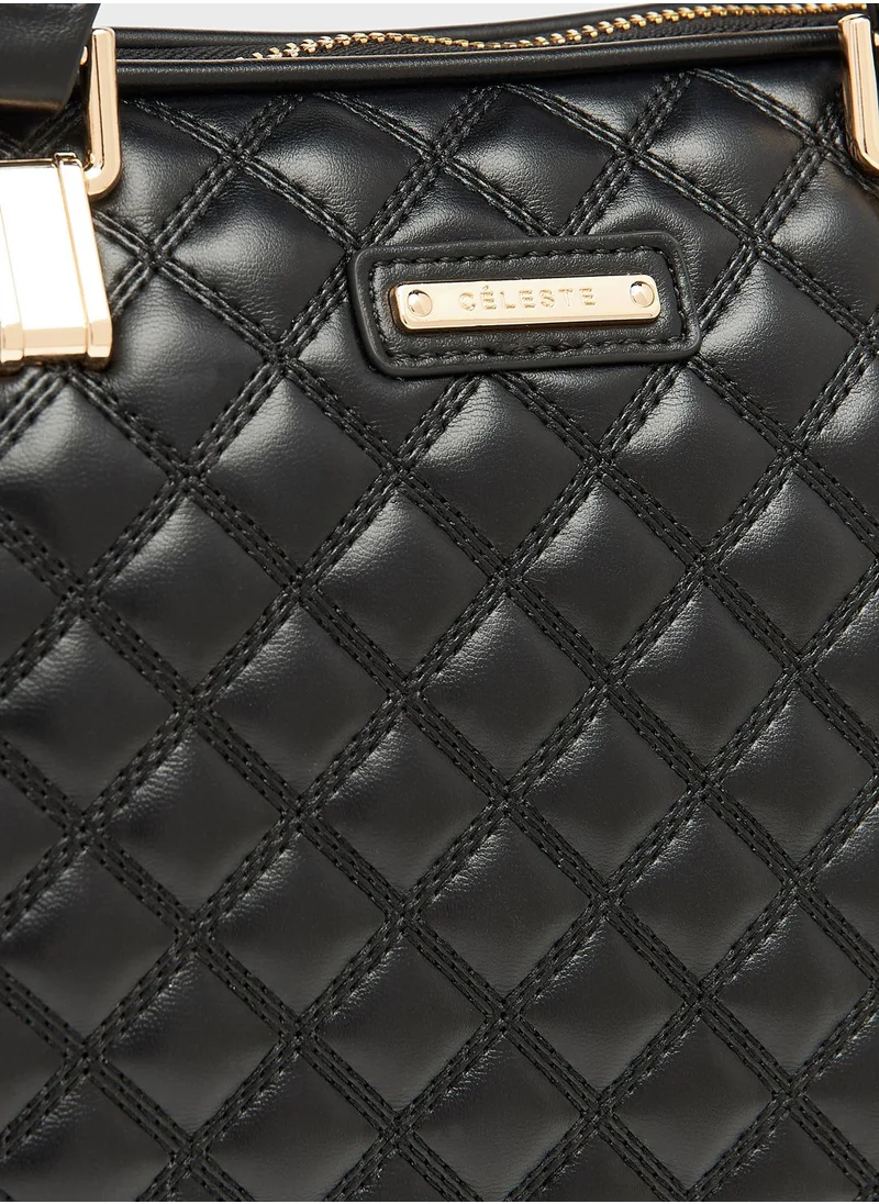 Celeste Quilted Top Handle Crossbody