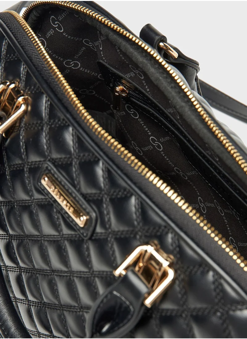 Celeste Quilted Top Handle Crossbody