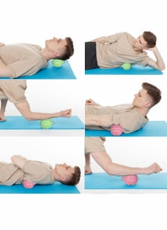 Excefore Massage Ball, Double Head Can be Replaced Spiky Massage Balls  - Image 4