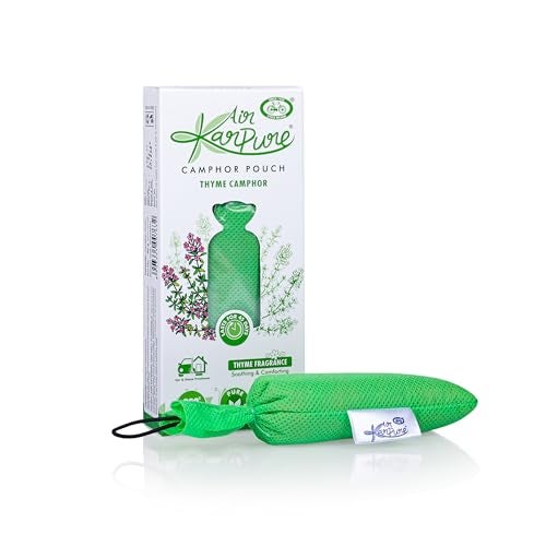 Cycle Pure Karpure Camphor Pouch - Pack of 3 | Oudh, Citrus & Thyme Fragrance | Air Freshener for Cars, Wardrobes, Bookshelves, Homes, Offices & Mosquito Repellent | Each Lasts up to 45 Days - Image 2