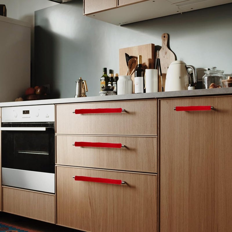Hemobllo 2pcs Refrigerator Handle Cover Set Refrigerator Handle Cover Set for Kitchen and Household Use - Image 4