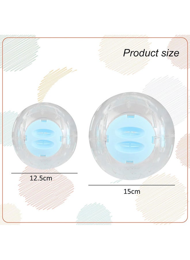 Neostyle Hamster Exercise Ball, Hamster Cage Accessories Transparent Hamster Sports Ball Running Hamster Wheel(Pink)  - Image 4