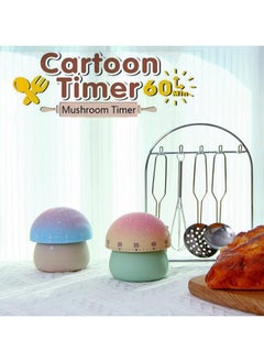 CMGTYYD Fantasy Mushroom Mechanical Timer, Cute Kitchen Timer, Cartoon Mushroom Shaped Time Manager, Student Learning Self-Regulation Reminder, Kitchen Timer for Kitchen, Home, Classroom, Study, Daily  - Image 4