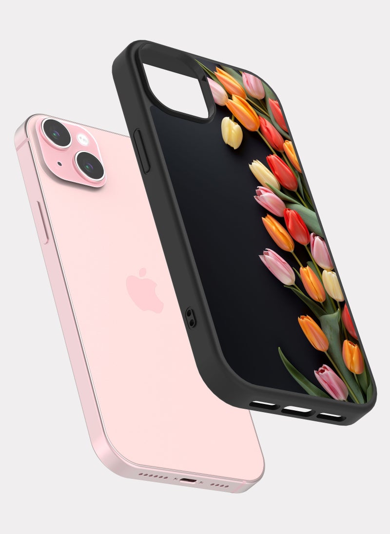 PXLAAT iPhone 15 Plus case cover Flowers - Image 2