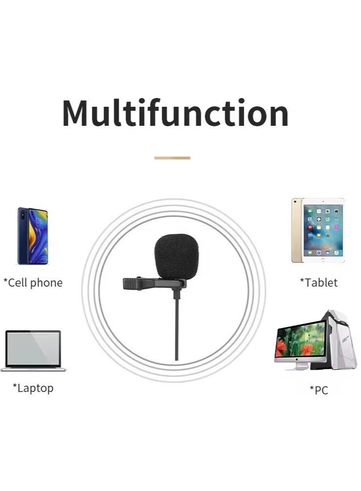 Jmary Jmary MCR2 Professional Type C Interface lapel mic 3.5mm micro type Mic Mobile Phone PC voice lavalier microphone - Image 2